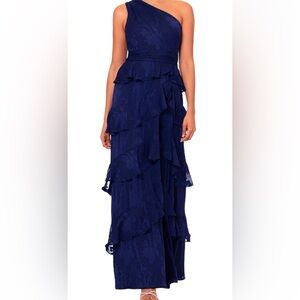 Xscape Navy Gown
